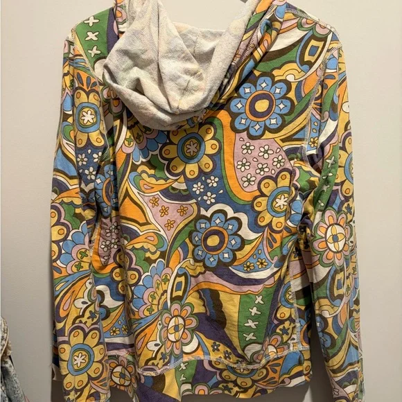 Lucky Brand vintage floral zip up - Picture 3 of 3